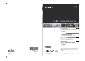 Mode d’emploi Sony Bravia KDL-23B4050 Téléviseur LCD