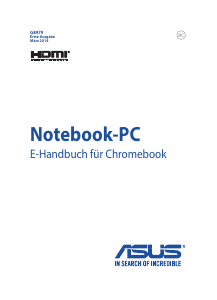 Bedienungsanleitung Asus C200 Chromebook Notebook