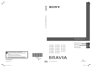 Handleiding Sony Bravia KDL-26E4030 LCD televisie