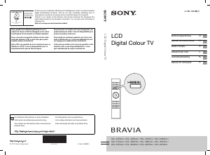 Mode d’emploi Sony Bravia KDL-26EX302 Téléviseur LCD