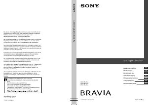 Handleiding Sony Bravia KDL-26L4000 LCD televisie