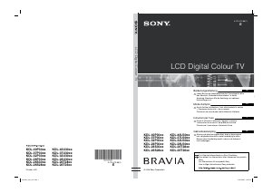 Mode d’emploi Sony Bravia KDL-26S2800 Téléviseur LCD
