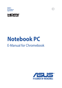 Manual Asus C300 Chromebook Laptop