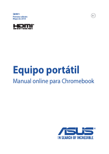 Manual de uso Asus C300 Chromebook Portátil