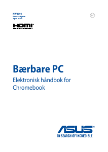 Bruksanvisning Asus C300 Chromebook Laptop