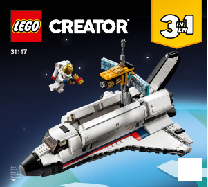 Bruksanvisning Lego set 31117 Classic Rymdfärjeäventyr