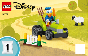 Vadovas Lego set 10775 Disney Peliuko Mikio ir Antulio Donaldo ūkis