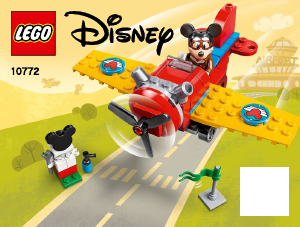Vadovas Lego set 10772 Disney Peliuko Mikio propelerinis lėktuvas