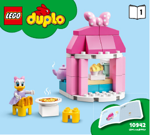 Manuale Lego set 10942 Duplo La casa e il caffè di Minnie
