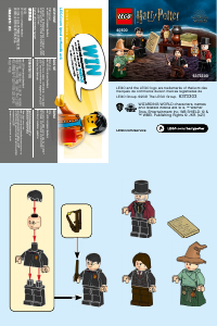 Manuale Lego set 40500 Harry Potter Set di accessori minifigure Mondo Magico