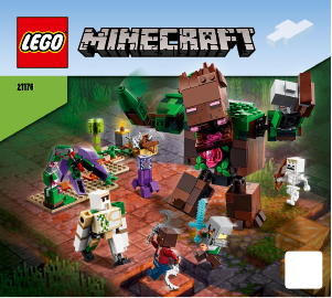 Brugsanvisning Lego set 21176 Minecraft Det afskyelige junglevæsen