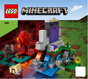 Brugsanvisning Lego set 21172 Minecraft Den ødelagte portal