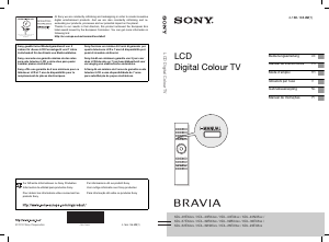Manuale Sony Bravia KDL-32EX401 LCD televisore