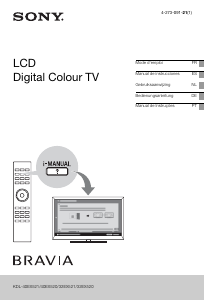 Manual de uso Sony Bravia KDL-32EX520 Televisor de LCD
