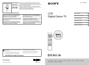 Mode d’emploi Sony Bravia KDL-32EX603 Téléviseur LCD