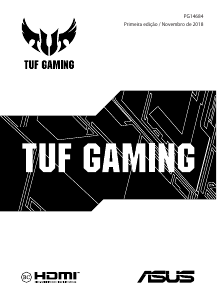 Manual Asus FX505DY TUF Gaming Computador portátil
