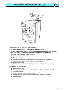 Instrukcja Whirlpool FL 242/WP Pralka