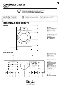 Manual Whirlpool FSCR80425 Máquina de lavar roupa