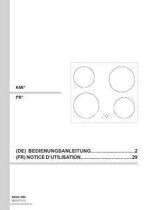 Mode d’emploi Amica KMI 13293 C Table de cuisson