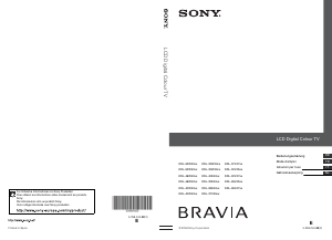 Mode d’emploi Sony Bravia KDL-32V4500 Téléviseur LCD