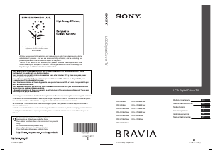 Mode d’emploi Sony Bravia KDL-32W5710 Téléviseur LCD