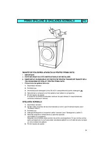 Manual Whirlpool FL 141 Mașină de spălat