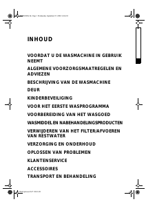 Handleiding Whirlpool FL 1456 WP Wasmachine