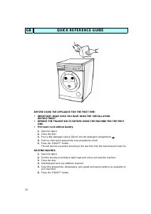 Manual Whirlpool Universe 1200/A Washing Machine