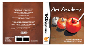 Mode d’emploi Nintendo DS Art Academy