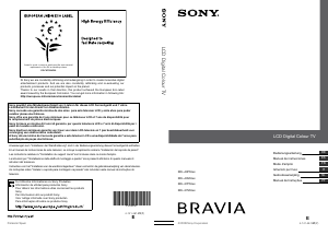 Mode d’emploi Sony Bravia KDL-37S5500 Téléviseur LCD