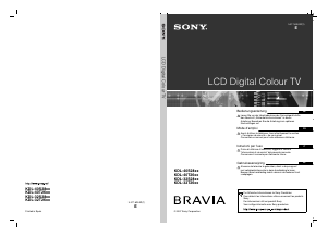 Mode d’emploi Sony Bravia KDL-40S2800 Téléviseur LCD