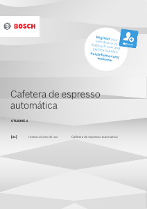 Manual de uso Bosch CTL636EB1 Máquina de café