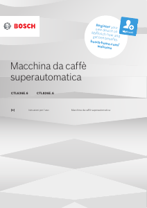 Manuale Bosch CTL636EB6 Macchina da caffè