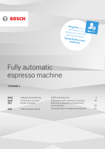 Manual Bosch CTL636ES1 Coffee Machine