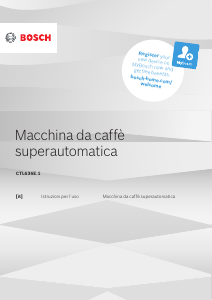 Manuale Bosch CTL636ES1 Macchina da caffè