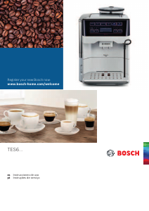 Manual Bosch TES60321RW Máquina de café