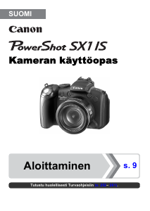 Käyttöohje Canon PowerShot SX1 IS Digitaalikamera