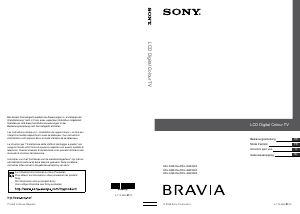 Mode d’emploi Sony Bravia KDL-40W4500 Téléviseur LCD