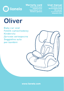 Bedienungsanleitung Lionelo Oliver Autokindersitz