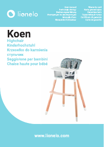 Mode d’emploi Lionelo Koen Chaise haute bébé