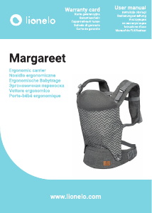 Manual Lionelo Margreet Baby Carrier