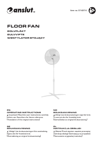 Handleiding Anslut 014-274 Ventilator