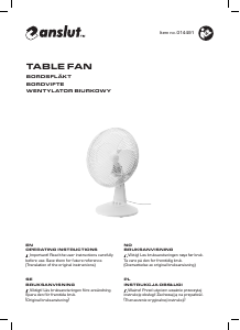 Handleiding Anslut 014-491 Ventilator