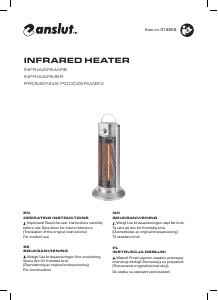 Manual Anslut 014-659 Patio Heater