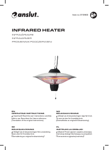 Manual Anslut 013-943 Patio Heater