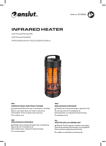 Manual Anslut 014-240 Patio Heater