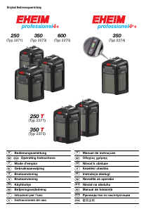 Instrukcja Eheim Professional 4+ 350 Filtr akwariowe