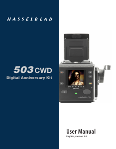 Handleiding Hasselblad 503CWD Camera