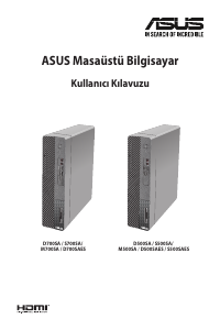 Kullanım kılavuzu Asus D500SA ExpertCenter D5 SFF Masaüstü bilgisayar