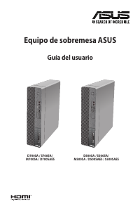 Manual de uso Asus D500SA ExpertCenter D5 SFF Computadora de escritorio